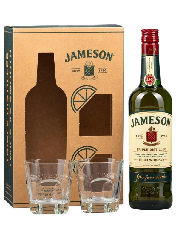 JAMESON + 2 PAHARE 0.7L