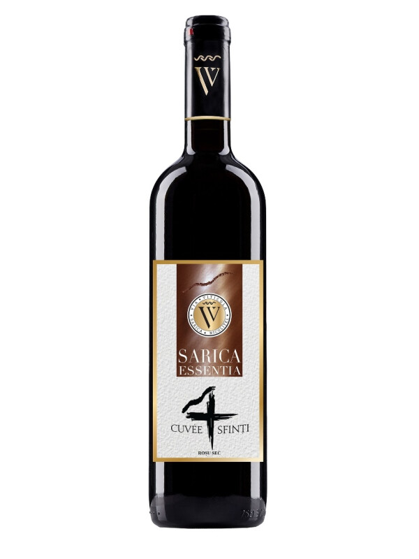 CUVEE 4 SFINTI ROSU SEC 0.75L