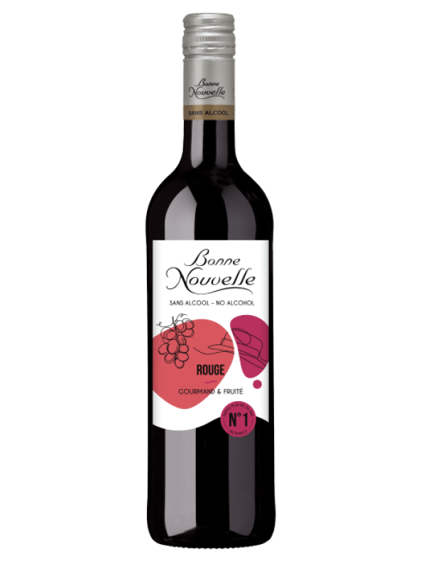 BONNE NOUVELLE ROSU FARA ALCOOL 0,75L