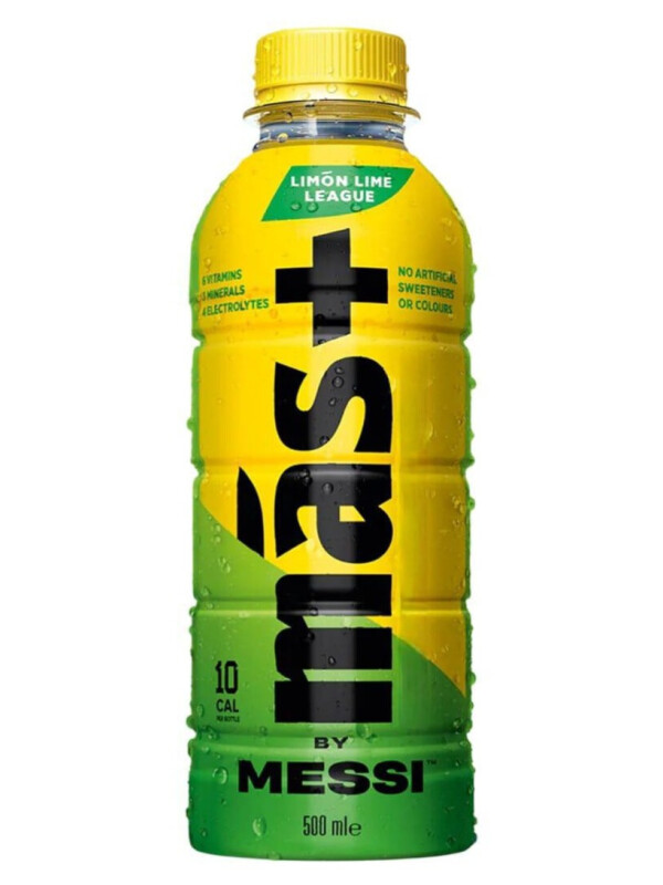 MAS+ BY MESSI LEMON LIME LEAGUE 0,5L