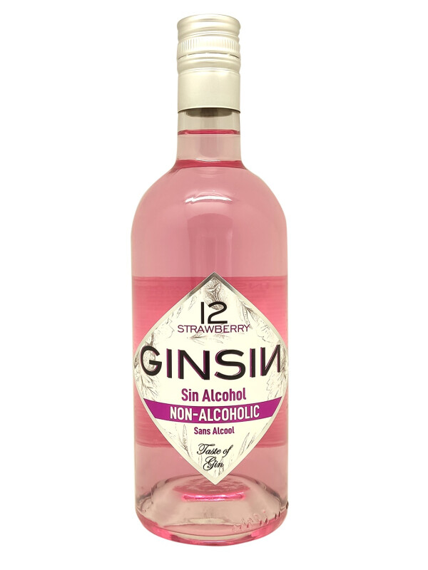 GINSIN PREMIUM STRAWBERRY FARA ALCOOL 0.7L