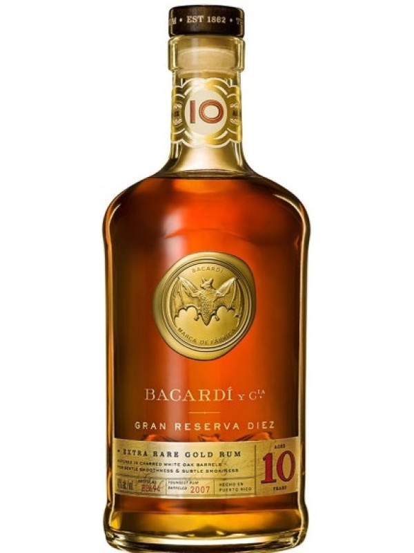 BACARDI GRAN RESERVA DIEZ 10 Y.O. 0.7L
