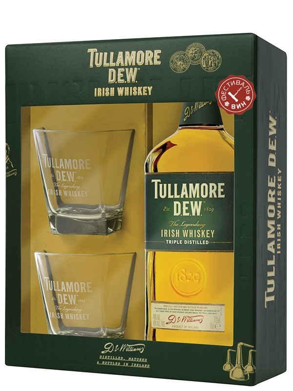 TULLAMORE DEW ORIGINAL 0.7L + 2 PAHARE