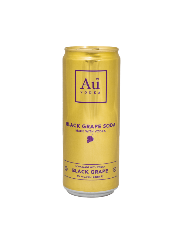 AU VODKA BLACK GRAPE 5% 0.33L