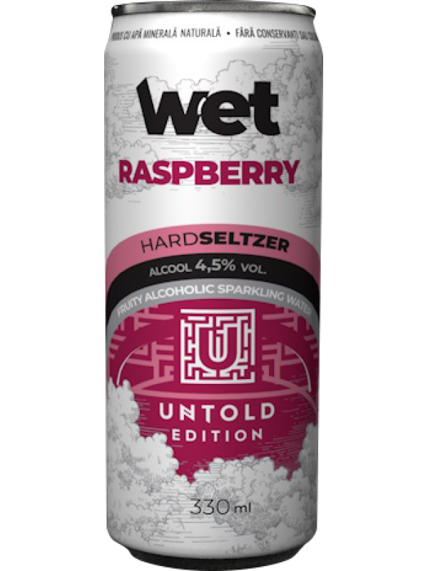 HARD SELTZER WET RASPBERRY UNTOLD EDITION 0.33L
