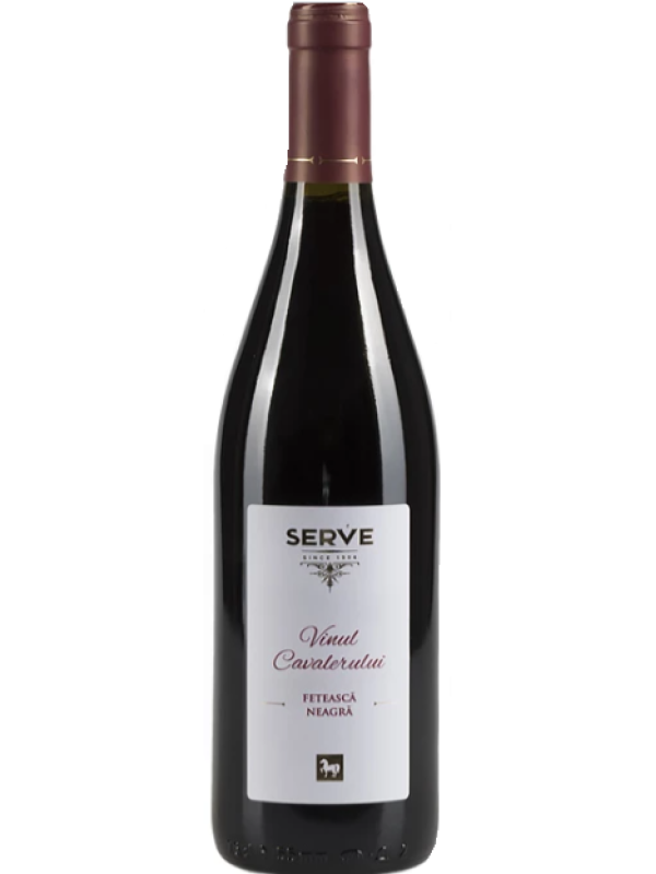 SERVE VINUL CAVALERULUI FETEASCA NEAGRA 0.75L