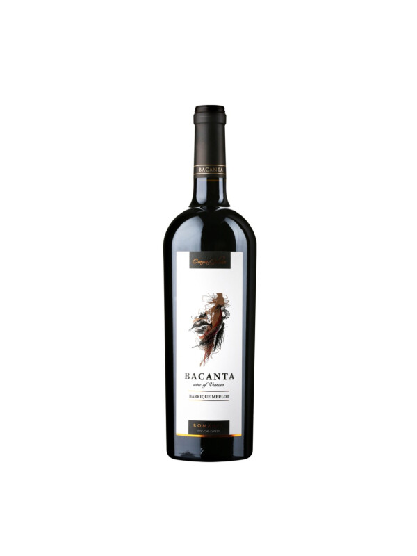 BACANTA MERLOT BARRIQUE ROSU SEC 0.75L