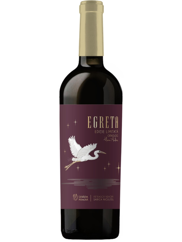 LEBĂDA NEAGRĂ - EGRETA - EDIȚIE LIMITATĂ FETEASCĂ NEAGRĂ 0.75L