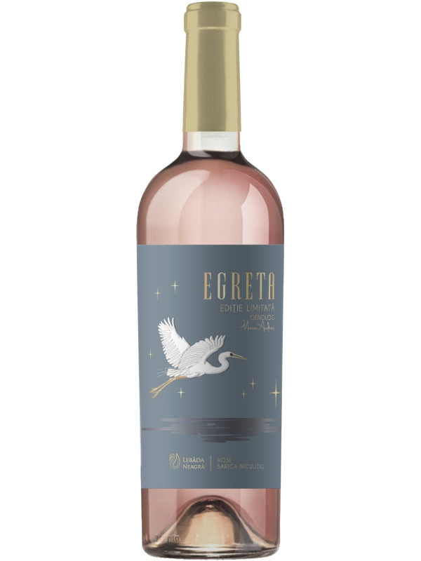 LEBĂDA NEAGRĂ - EGRETA - EDIȚIE LIMITATĂ MERLOT ROSE 0.75L