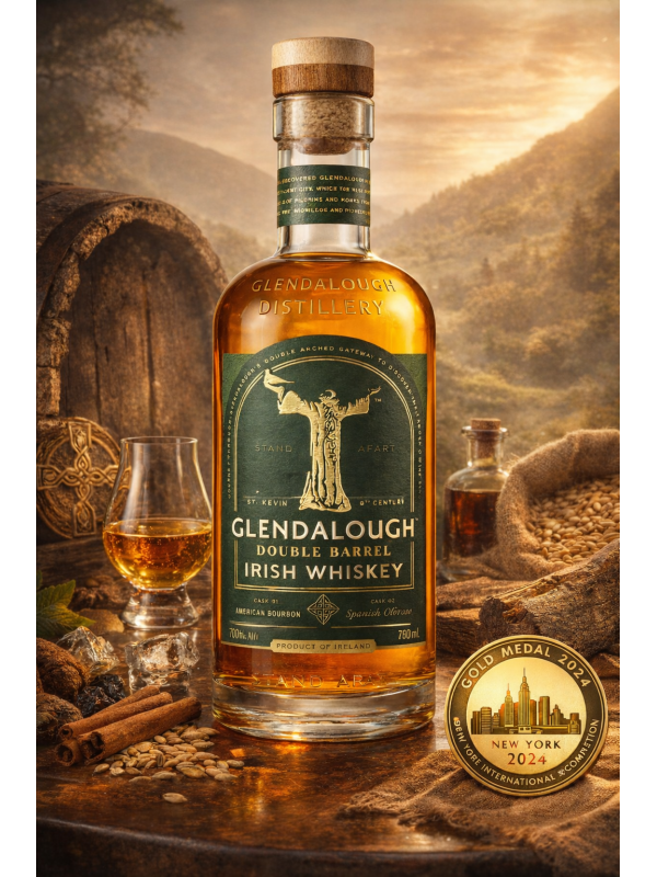 GLENDALOUGH SINGLE GRAIN DOUBLE BARREL FINISH 42% 0.7L