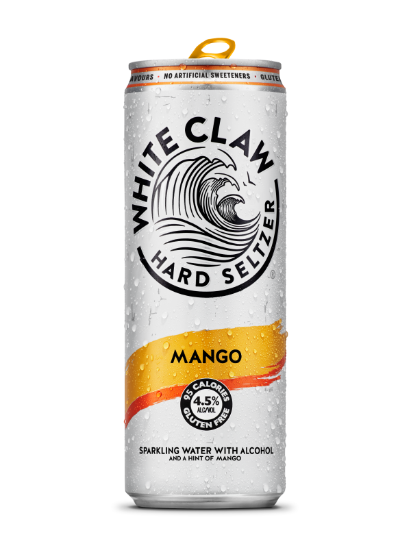 WHITE CLAW HARD SELTZER MANGO 4.5% 0.33L DOZA