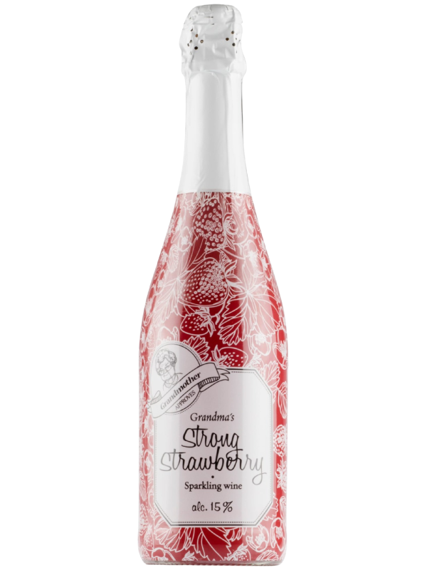 GRANDMA'S STRONG STRAWBERRY SPARKLING 0.75L
