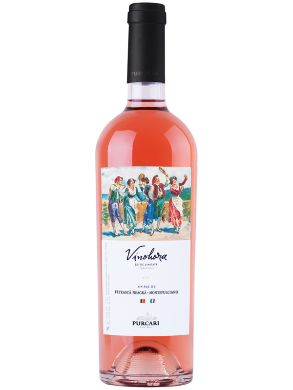 PURCARI VINOHORA FETEASCA NEAGRA SI PINOT GRIGIO  - ROSE  0.75L