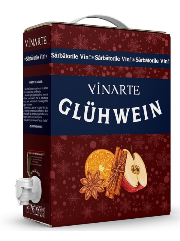 VINARTE - GLUHWEIN VIN ROSU PREGATIT PENTRU FIERT 3L