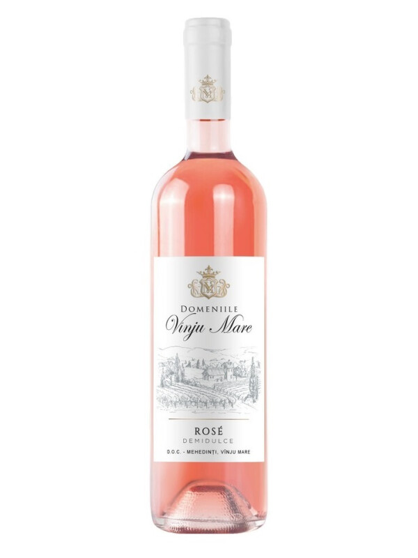 DOMENIILE VÎNJU MARE - FETEASCA NEAGRA ROSE DEMIDULCE 0.75L