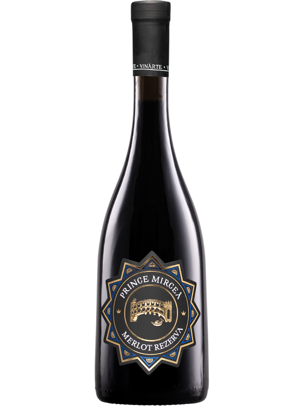 PRINCE MIRCEA MERLOT REZERVA ROSU SEC 0.75L