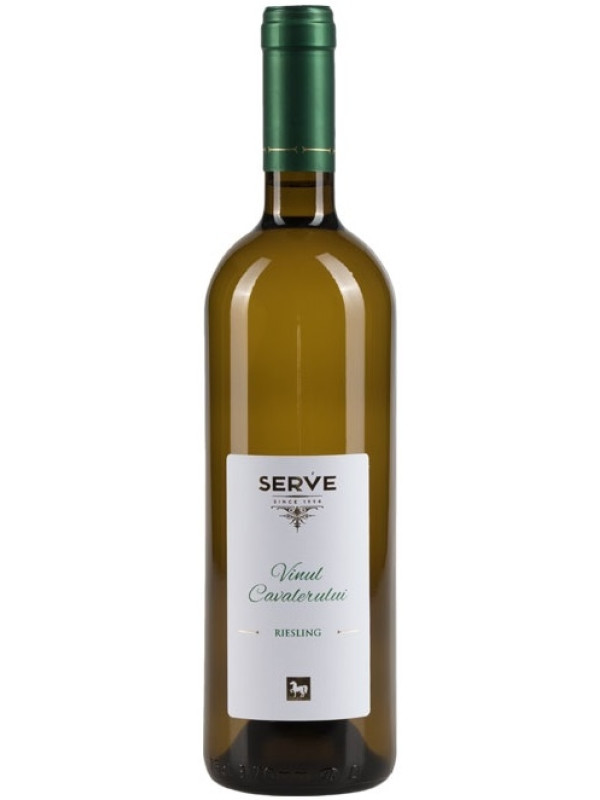 SERVE VINUL CAVALERULUI RIESLING 0.75L