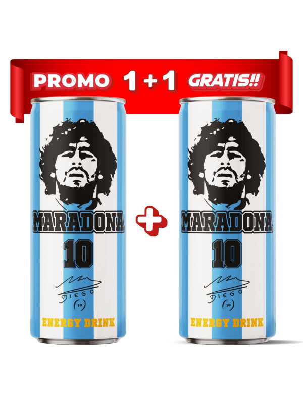 PACHET MARADONA BAUTURA ENERGIZANTA 0.25L 1+1 