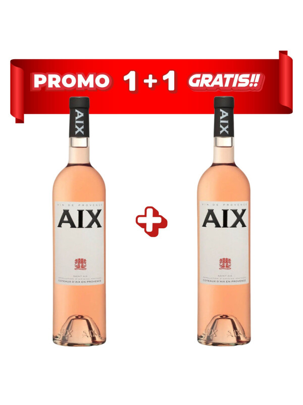 PACHET AIX ROSE AOP COTEAUX D'AIX EN PROVENCE 0.75L 1+1
