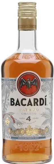 BACARDI ANEJO CUATRO 4 Y.O. 0.7L