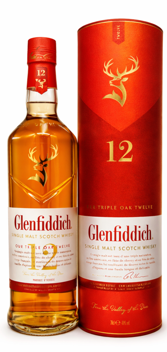 WHISKY GLENFIDDICH 12 ANI TRIPLE OAK 40% 0.7L