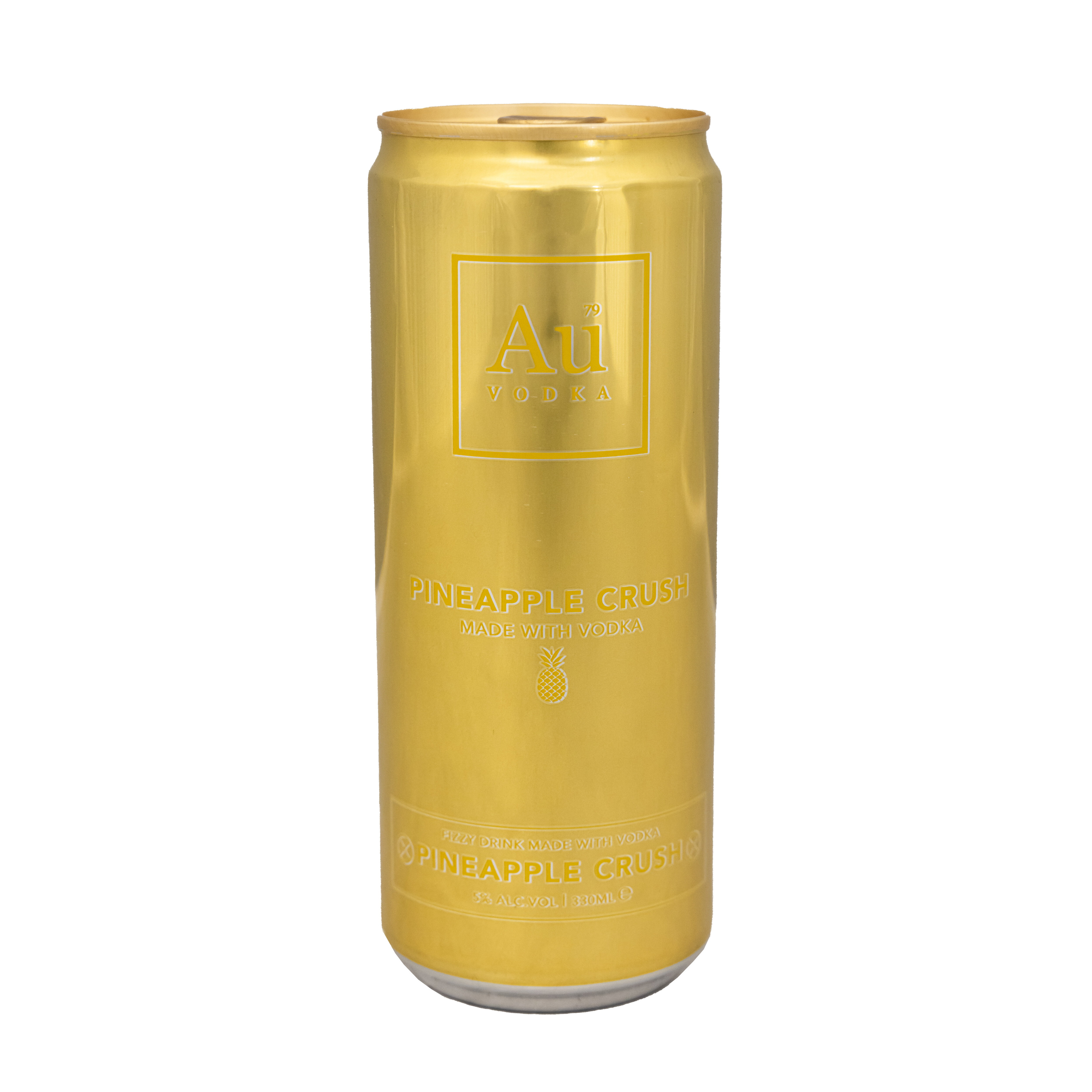 AU VODKA PINEAPPLE CRUSH 5% 0.33L - NobleShop