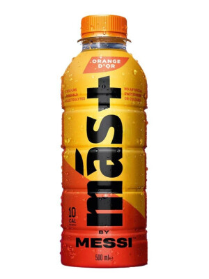 MAS+ BY MESSI ORANGE D'OR 0,5L