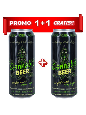 PACHET BERE EUPHORIA CANNABIS 4.2% DOZA 0.5L 1+1