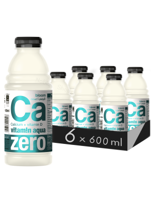 VITAMIN AQUA ZERO CALCIU & VITAMINA D - COCOS & ANANAS 0.6L X 6