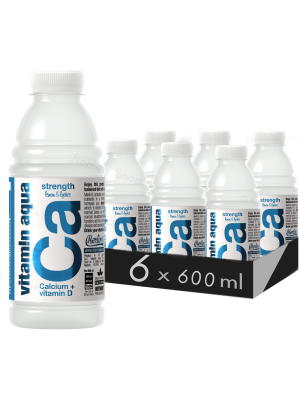 VITAMIN AQUA CALCIU & VITAMINA D - LĂMÂIE & LYCHEE 0.6L X 6