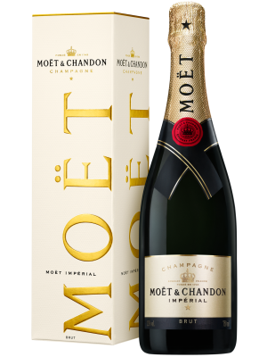 MOËT & CHANDON CHAMPAGNE IMPÉRIAL BRUT + CUTIE DE CADOU 0.75L