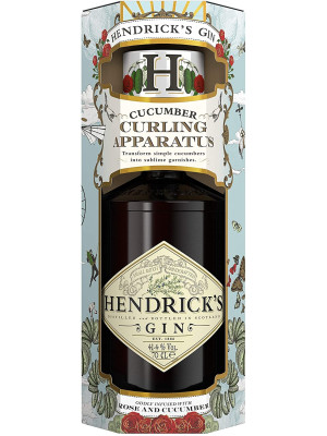 HENDRICK'S GIN CUCUMBER CURLER GIFT SET 0.7L