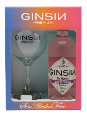 GINSIN PREMIUM STRAWBERRY PACK FARA ALCOOL 0.7L