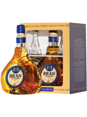BRAN ȚUICĂ DE PRUNE 0.7L + 2 ȚOI