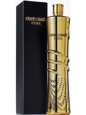 ROBERTO CAVALLI VODKA GOLD EDITION  1L + CUTIE CADOU