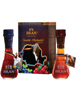 BRAN SET 2 ȚOIURI: AFINATĂ 0.045L & VIȘINATĂ 0.045L