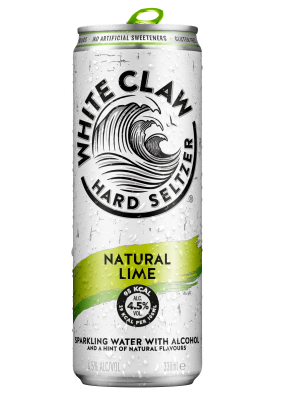 WHITE CLAW HARD SELTZER LIME 4.5% 0.33L DOZA