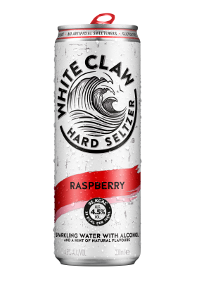 WHITE CLAW HARD SELTZER ZMEURA 4.5% 0.33L DOZA