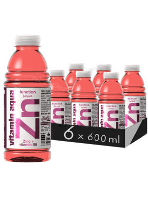 VITAMIN AQUA ZINC - PUNCH DE FRUCTE 0.6L X 6