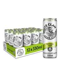 WHITE CLAW HARD SELTZER LIME 4.5% 0.33L DOZA