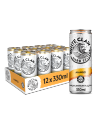 WHITE CLAW HARD SELTZER MANGO 4.5% 0.33L DOZA