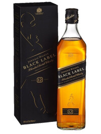 JOHNNIE WALKER BLACK LABEL WHISKY 12 ANI 0.7L