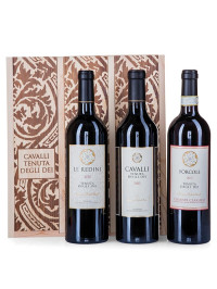CAVALLI COLLECTION TENUTA DEGLI DEI VINTAGE WOODBOX X 3