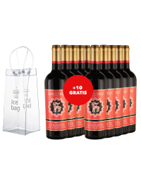 DOMENIILE VINARTE FETEASCA NEAGRA SI MERLOT ROSU SEC 0.75L 10 CUMPARATE + 10 GRATIS + ICE BAG GRATUIT