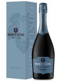 MONTELVINI SPUMANTE ALB EXTRA DRY MAGNUM 1.5L + CUTIE CADOU