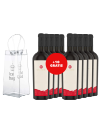 RATESTI - CUPAJ ROSU 0.75L 10 CUMPARATE + 10 GRATIS + ICE BAG GRATUIT