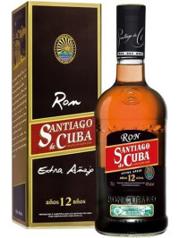 SANTIAGO DE CUBA 12 ANI EXTRA ANEJO 0.7L
