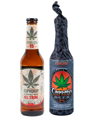 BERE EUPHORIA CANNABIS STRONG 8% 0.33L 